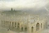 The Rain From Heaven, All Souls, Oxford by Albert Goodwin